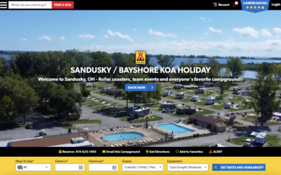 Venturing Outdoors: Location of the Week – Sandusky KOA Holiday (Sandusky, OH)
