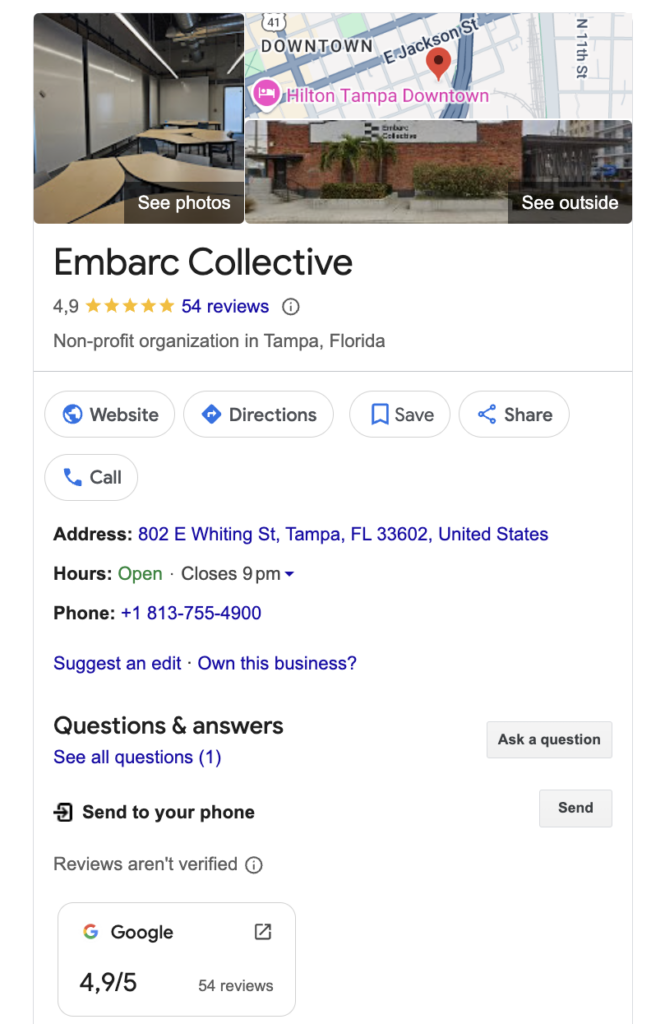 Google Business Profile View| Threshold360.com